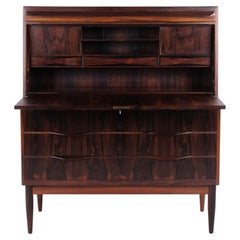 Rosewood Secretaire / Desk by Erling Torvits for Klim Møbelfabrik 1960s