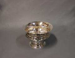 Large Centerpiece Beautifully Decorated in Hallmarked Silver Stamped Christian F