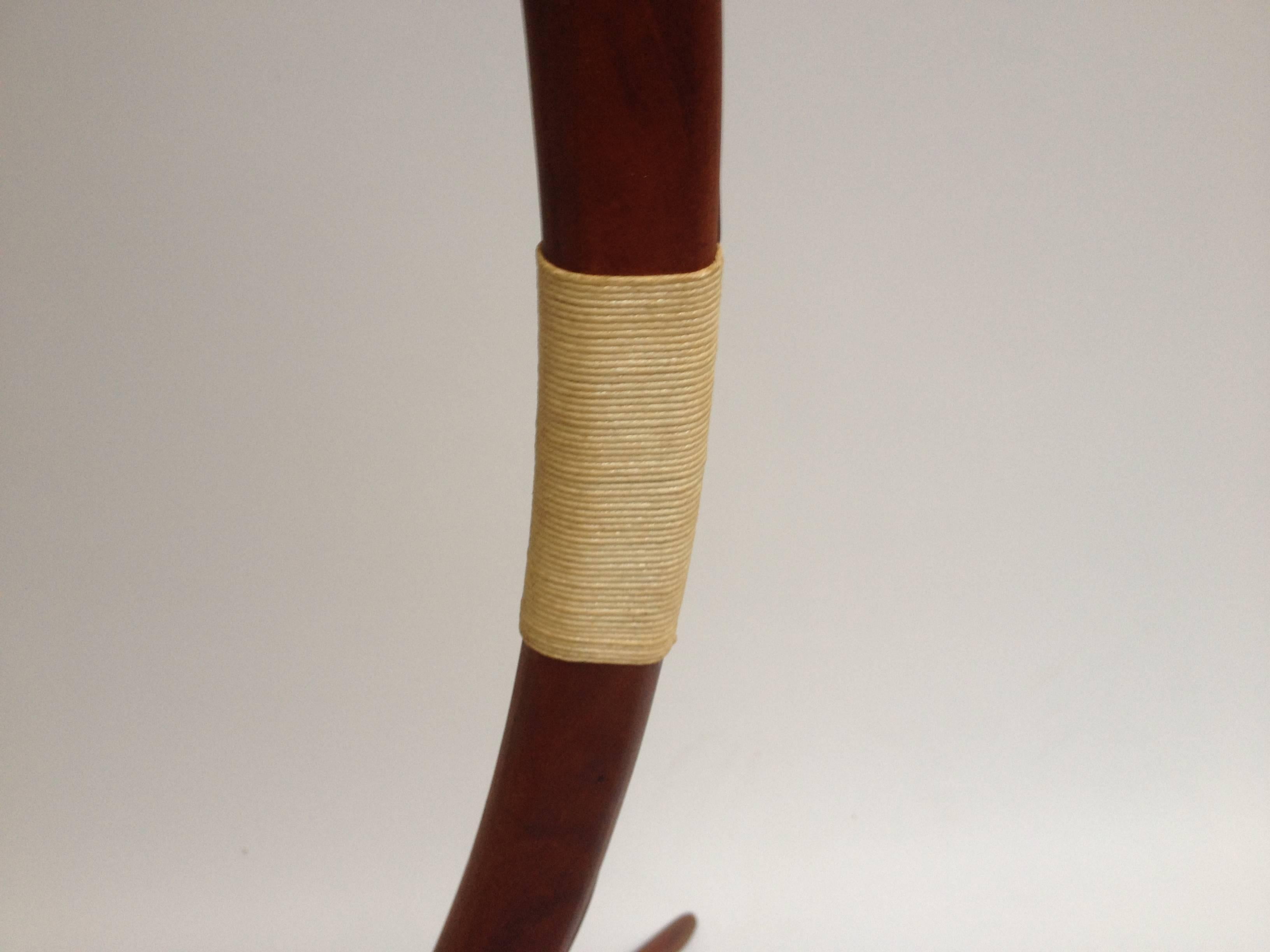 Danish Mid-Century Modern Three-Leg Teak Floor Lamp