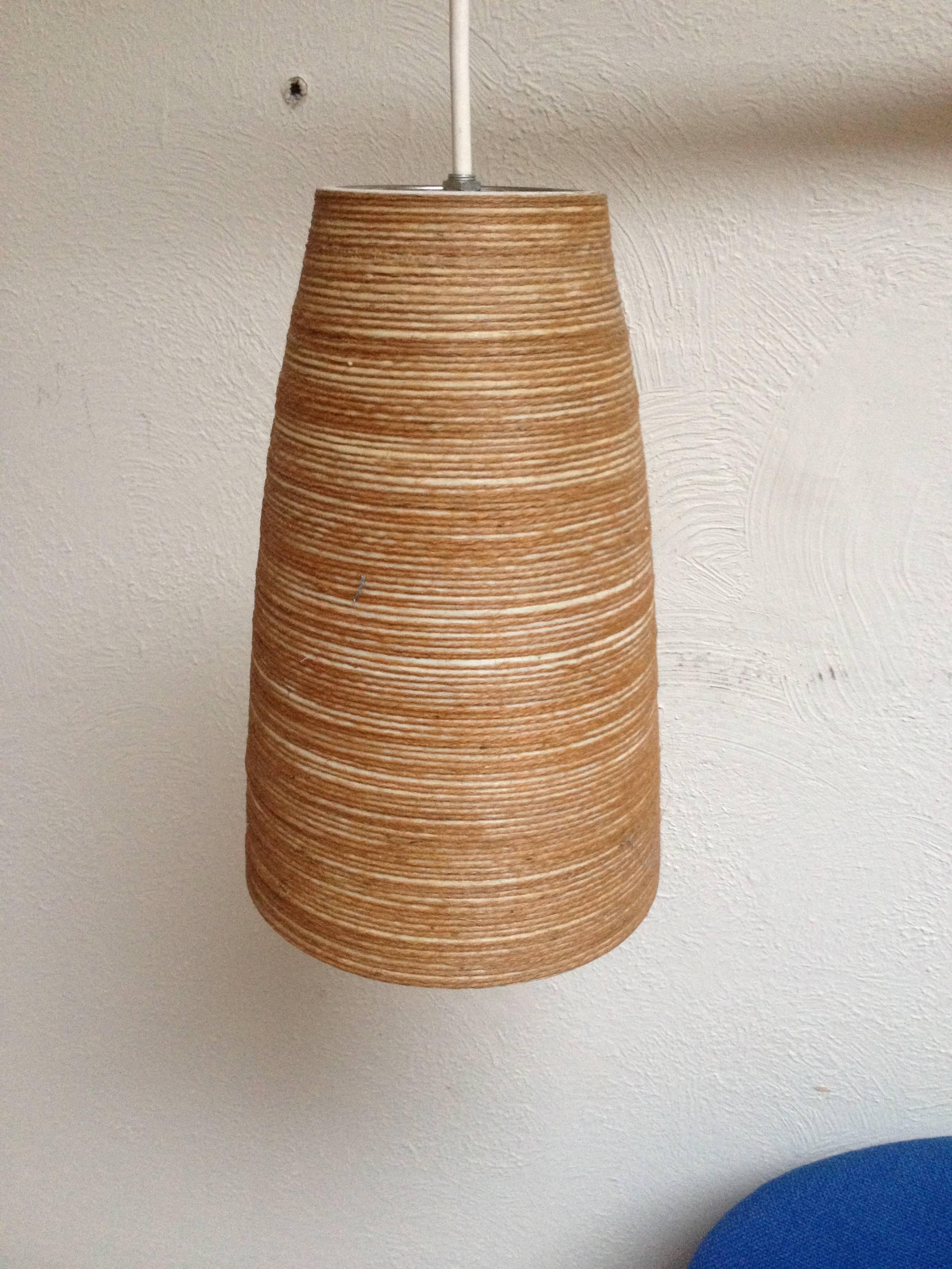 Mid-Century Modern Teak Wall Light with Lotte Bostlund Shade In Excellent Condition In Victoria, British Columbia
