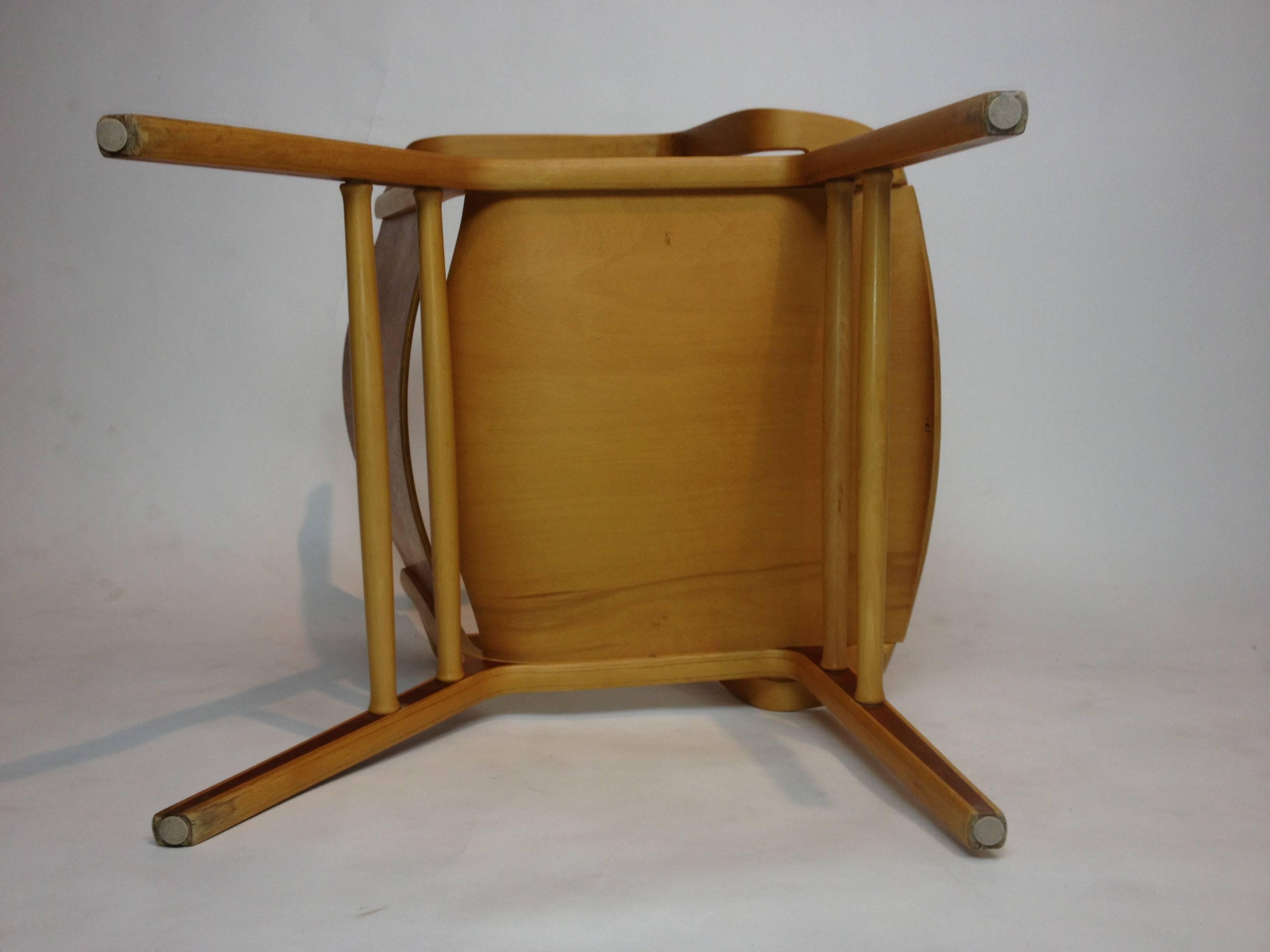 Mid-20th Century 1950s Ax Chair Designed by Peter Hvidt & Orla Molgaard-Nielsen for Fritz Hansen For Sale