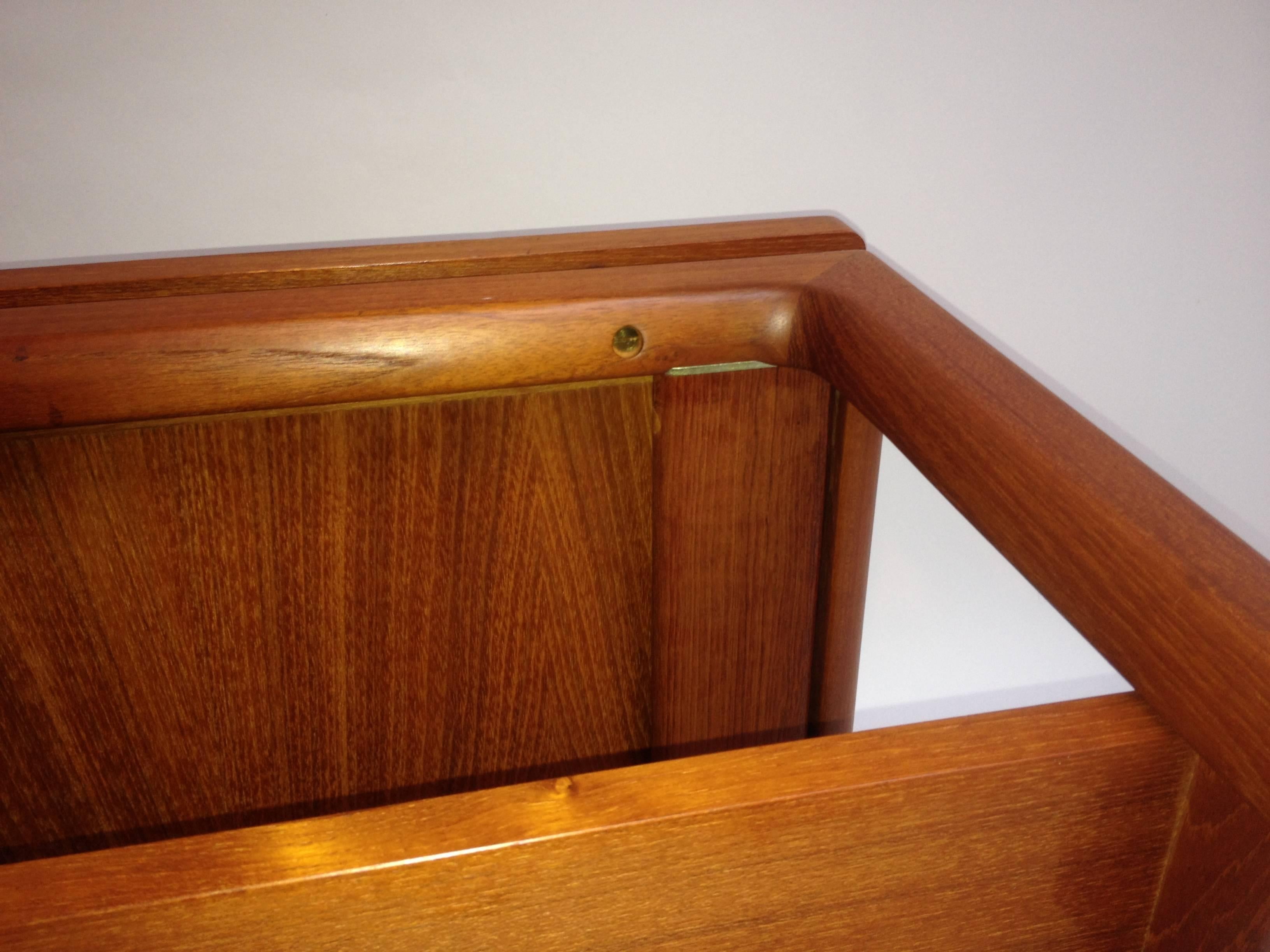 Fabulous 1960s Teak Bar Cart by France and Son, Denmark 1