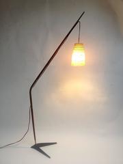 1950s Svend Aage Holm-Sorensen Arc Floor Lamp, Denmark