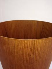 Mid-Century Modern Teak Waste Paper Basket, Made in Sweden