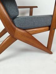 Spectacular Scandinavian Teak Easy Chair Designed by Per Leiv Olem, Norway