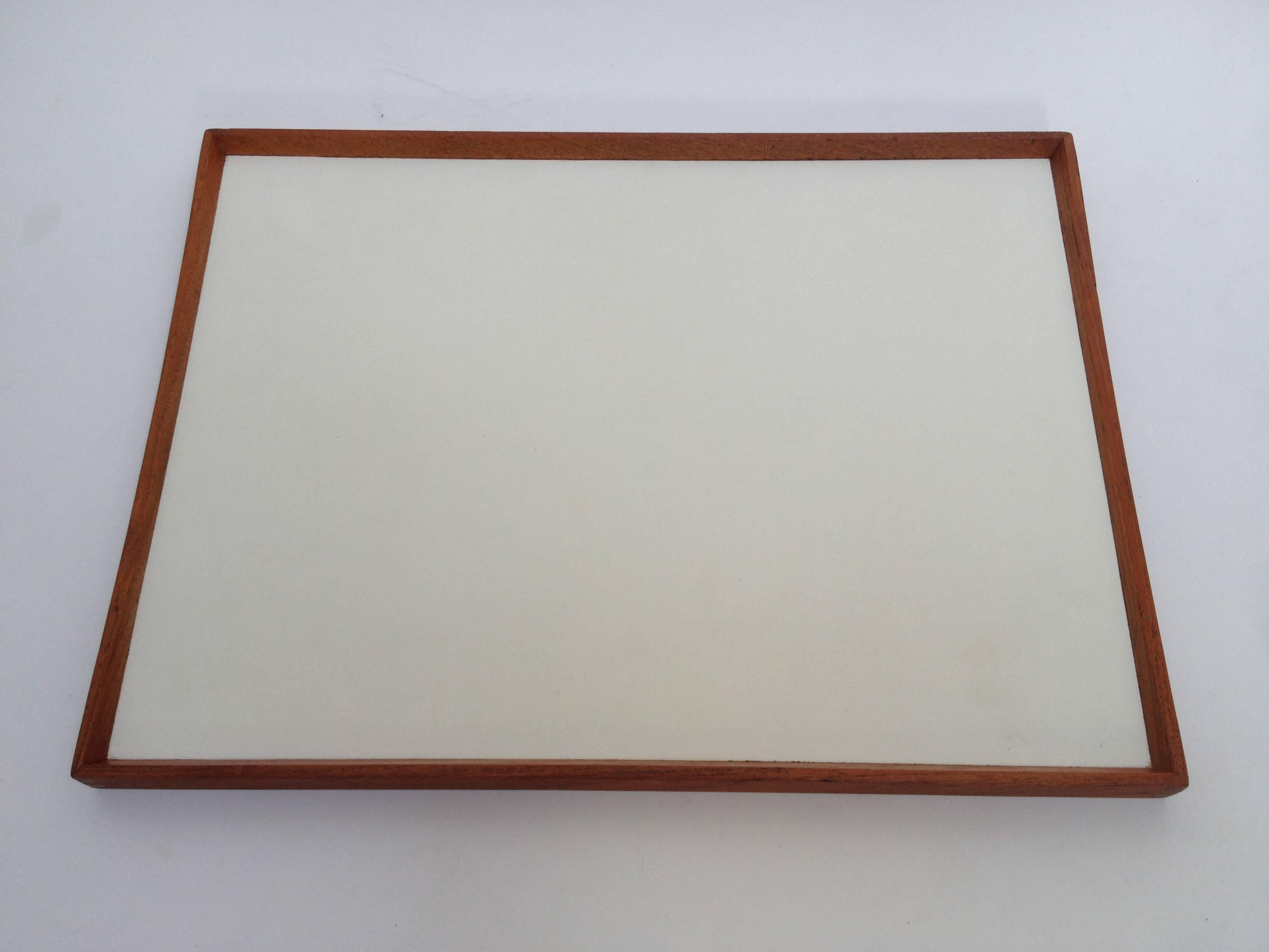 Mid-Century Modern Teak Framed Reversible Tray by Designer Finn Juhl 2