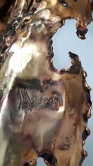 Incredible Brutalist Metal Wall Art Piece by Artist Tony Melendy