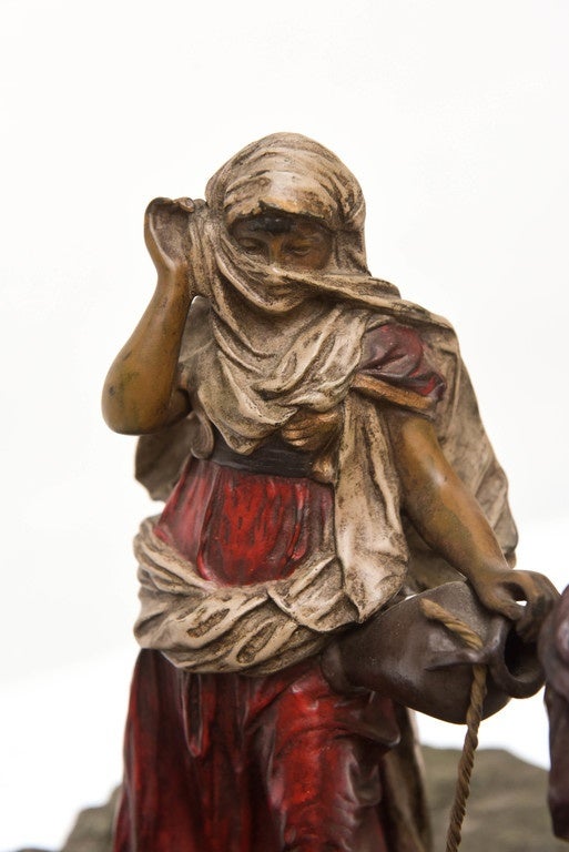 Bergman Orientalist Bronze In Good Condition In West Palm Beach, FL