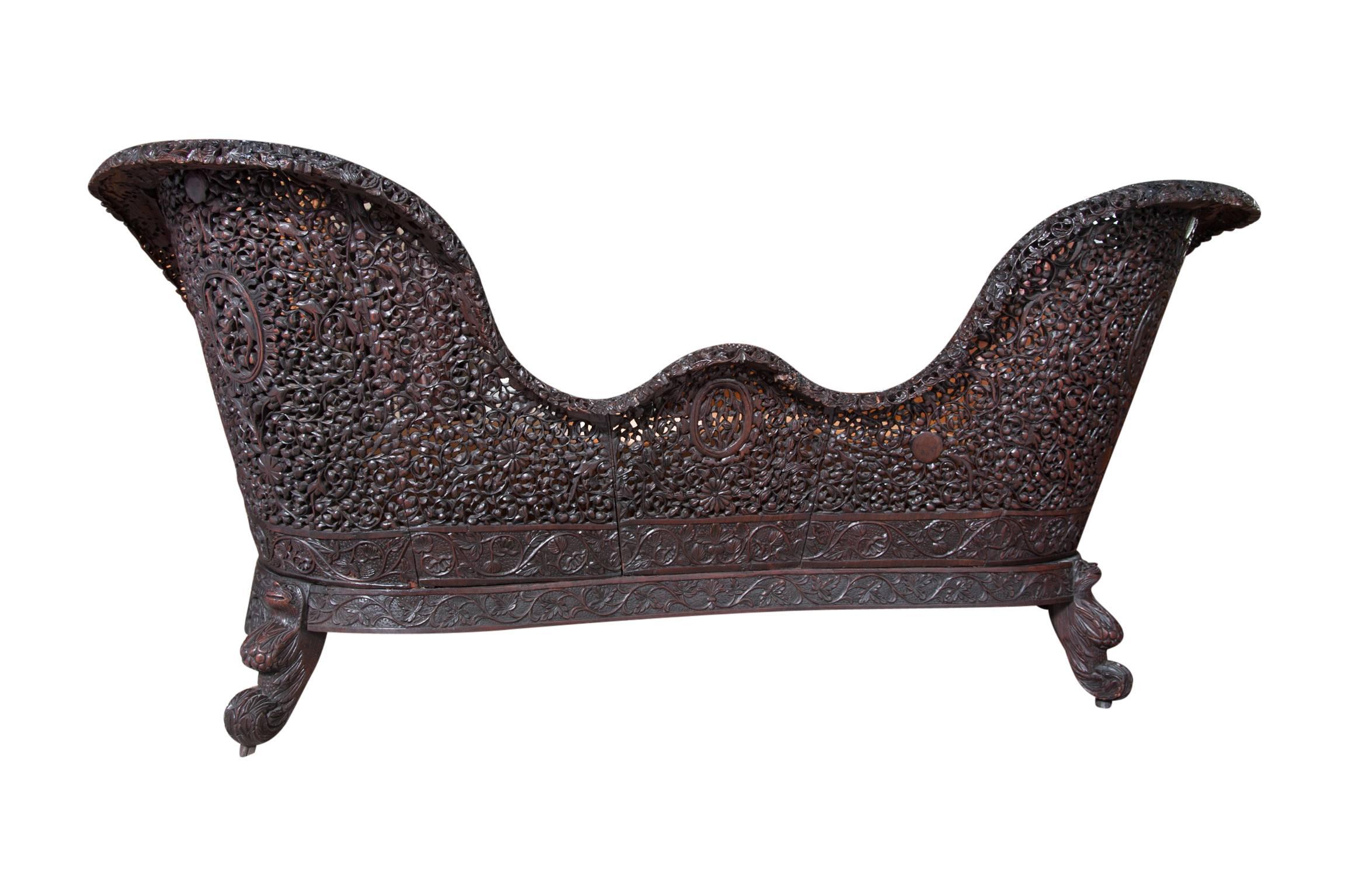 Superb Anglo-Indian Sofa 2