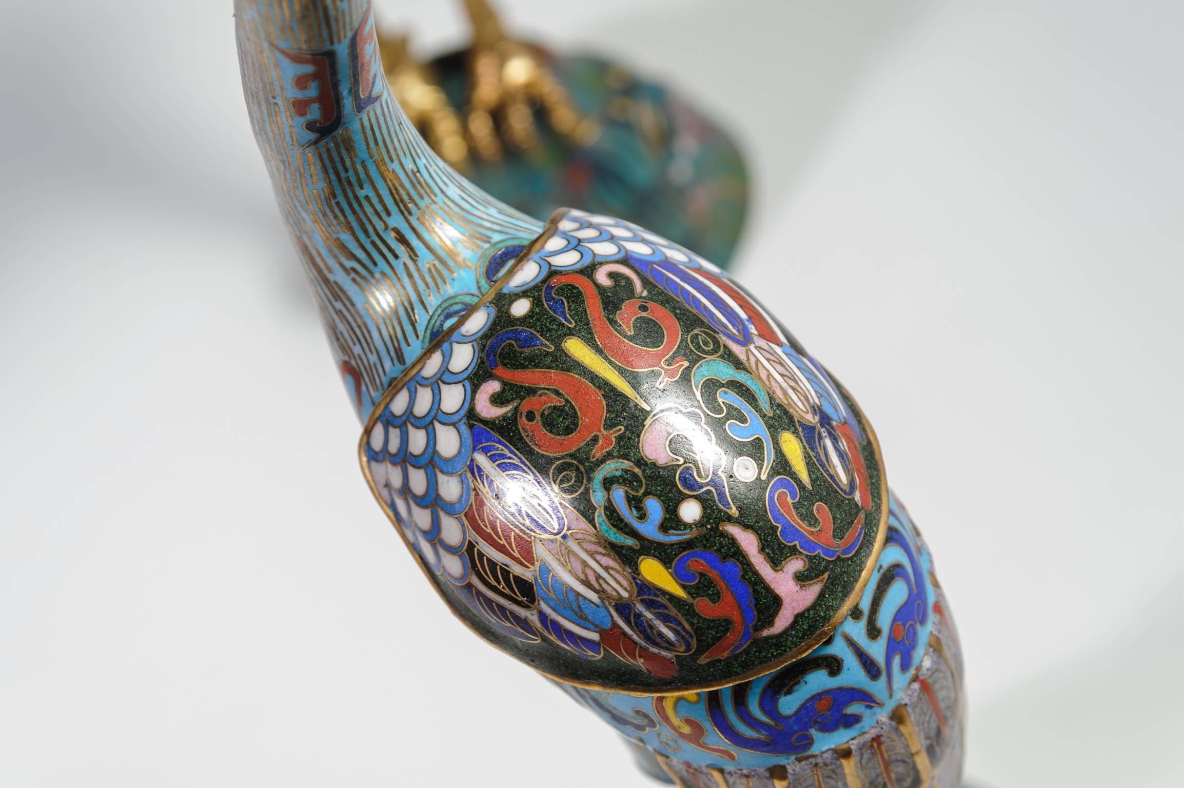 Pair of Cloisonné 