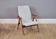 Mid-Century Dutch Low Back Armchair