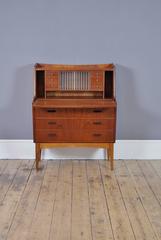 Quirky Danish Mid Century Secretary Desk