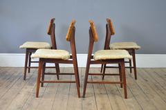 Set of Four Dutch Rattan Chairs