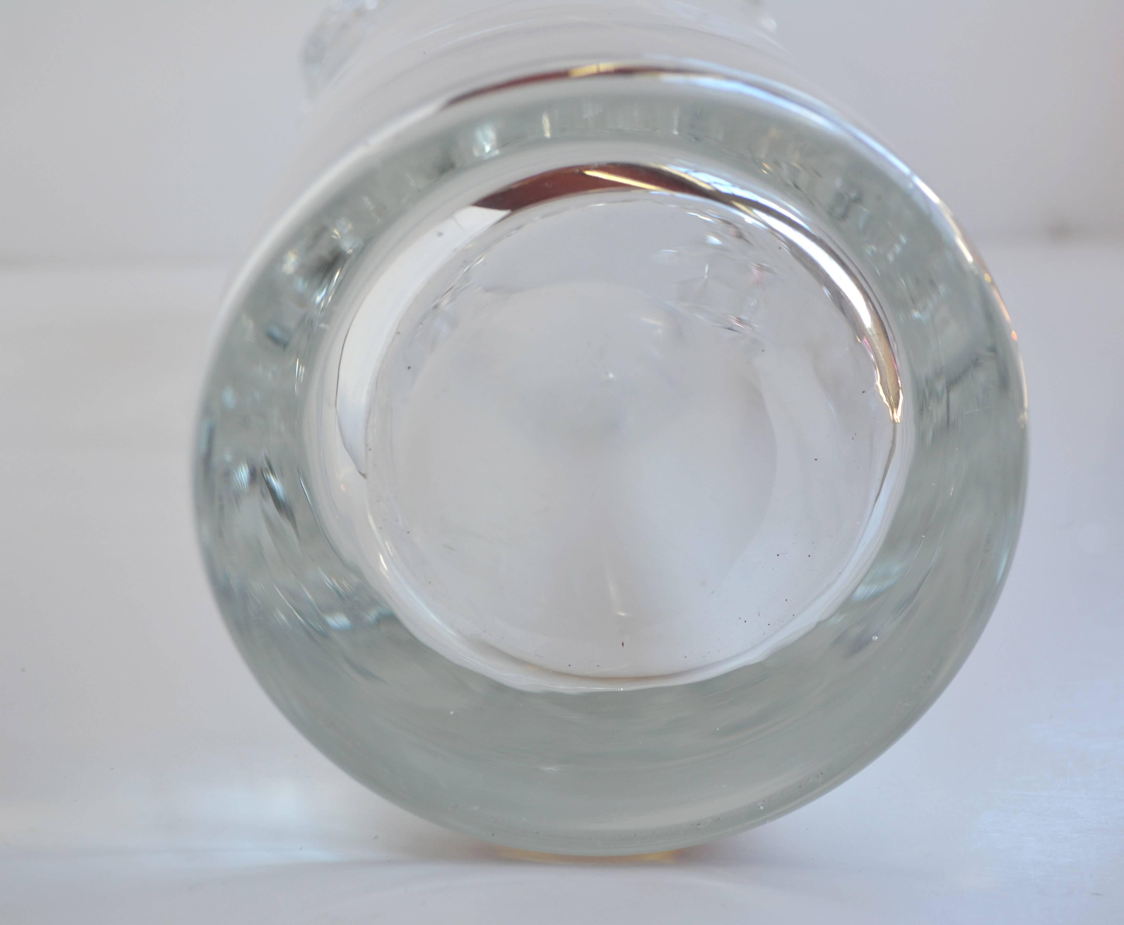 American Open Weave Modern Crystal Vase