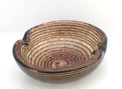 Barovier Venini Murano Ashtray and Cigarette Cup