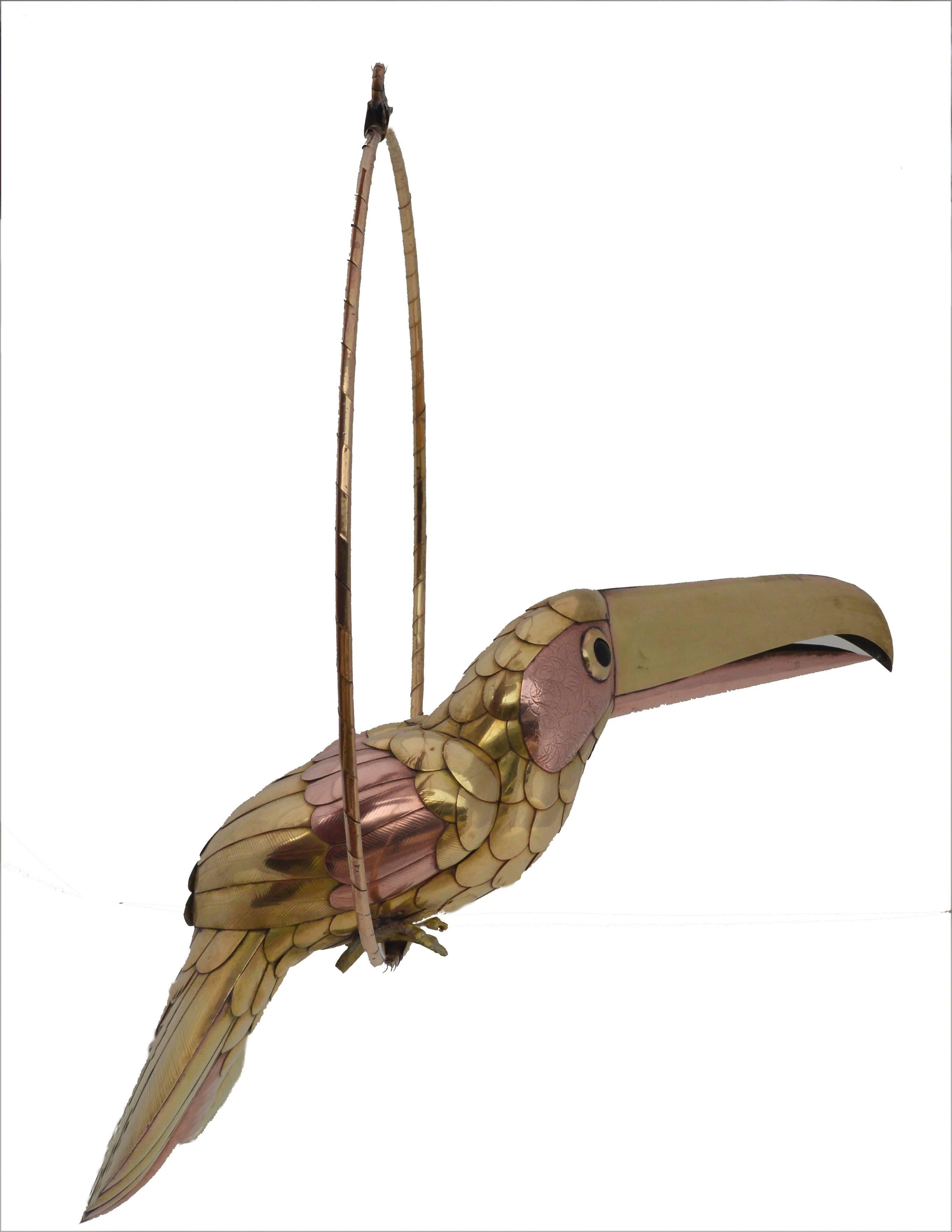 Mexican Brass and Copper Toucan