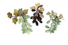 Semi Precious Stone Carved Grapes