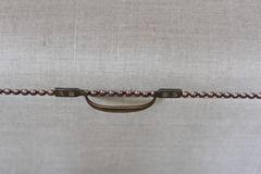 19th Century Upholstered Bench with Storage