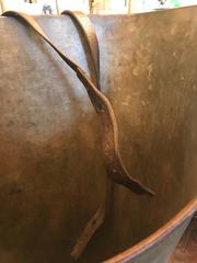 Early 20th Century Metal Grape Hotte