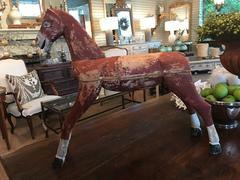 19th Century Swedish Carved Horse