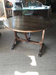 19th Century Chestnut Vendange Table