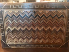 19th Century English Parquetry Work Box