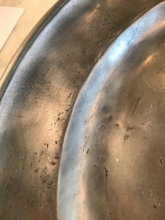 Early 20th Century Large Pewter Charger