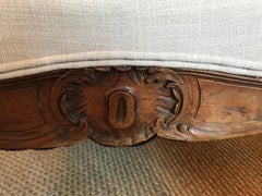 19th Century French Fruitwood Ottoman