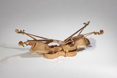 Arman:: Table basse Cellos en bronze:: signée et numérotée