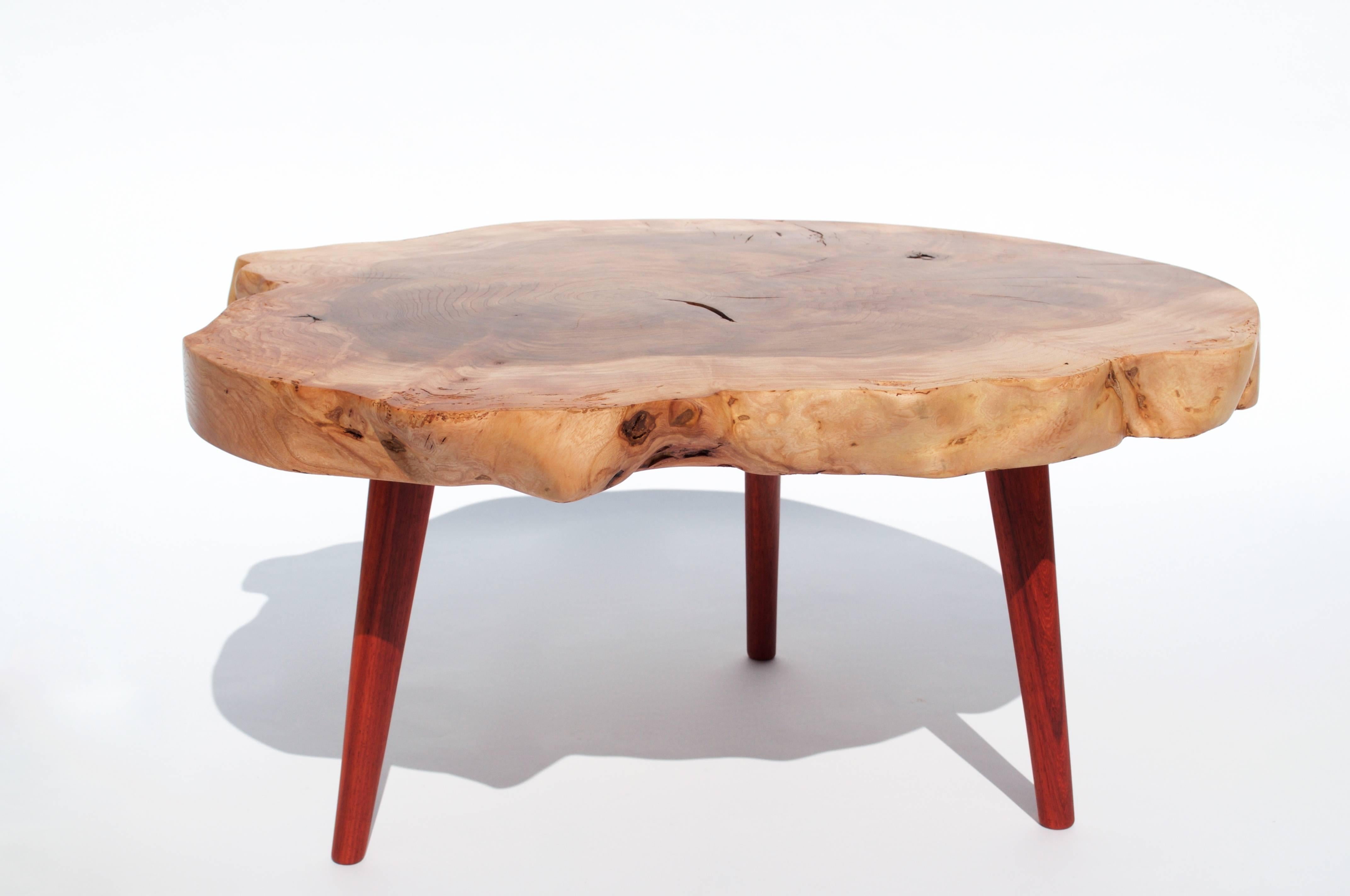 Unique Ash, Padouk Table by Jörg Pietschmann In New Condition In Geneve, CH