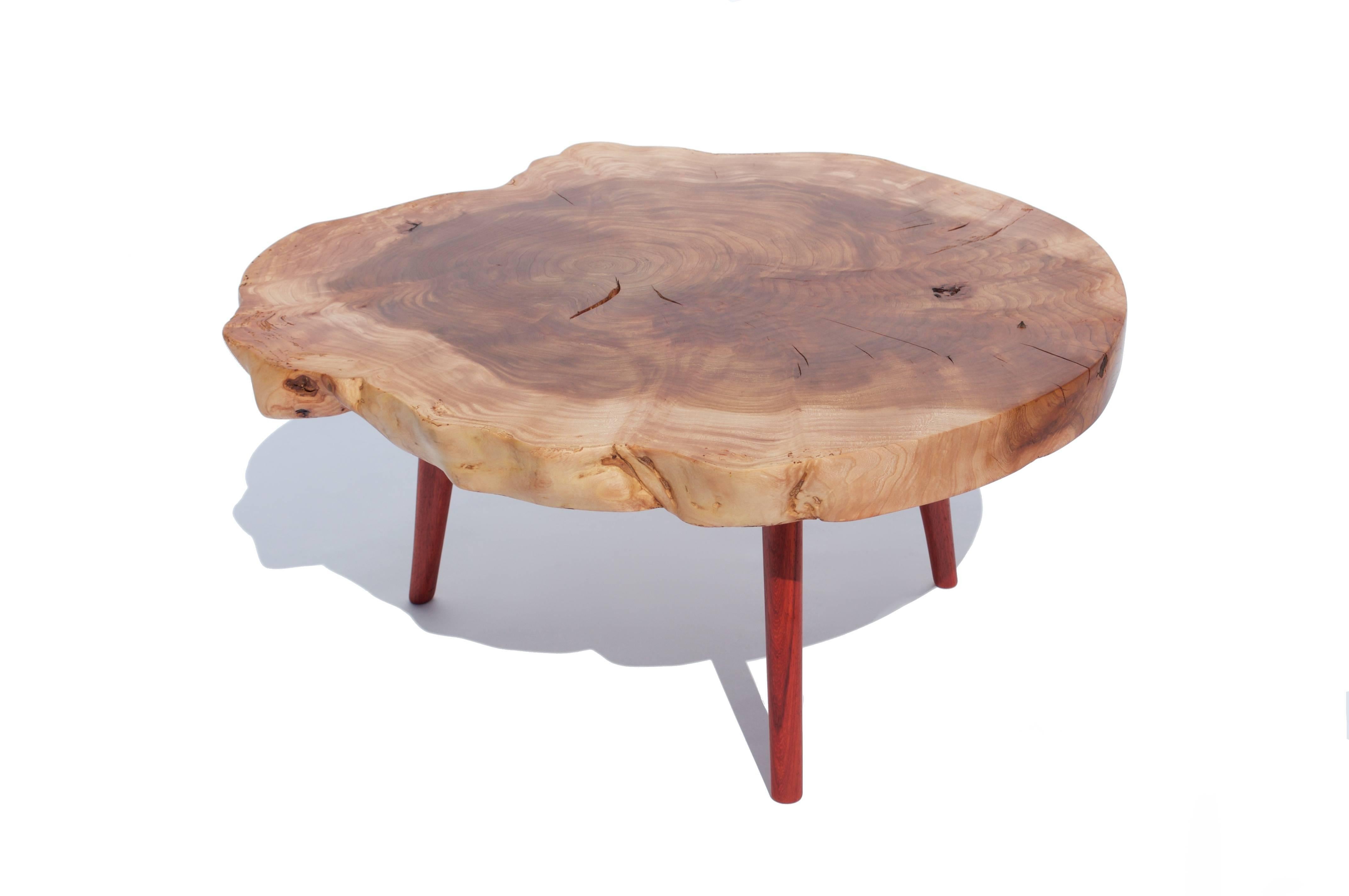 Contemporary Unique Ash, Padouk Table by Jörg Pietschmann