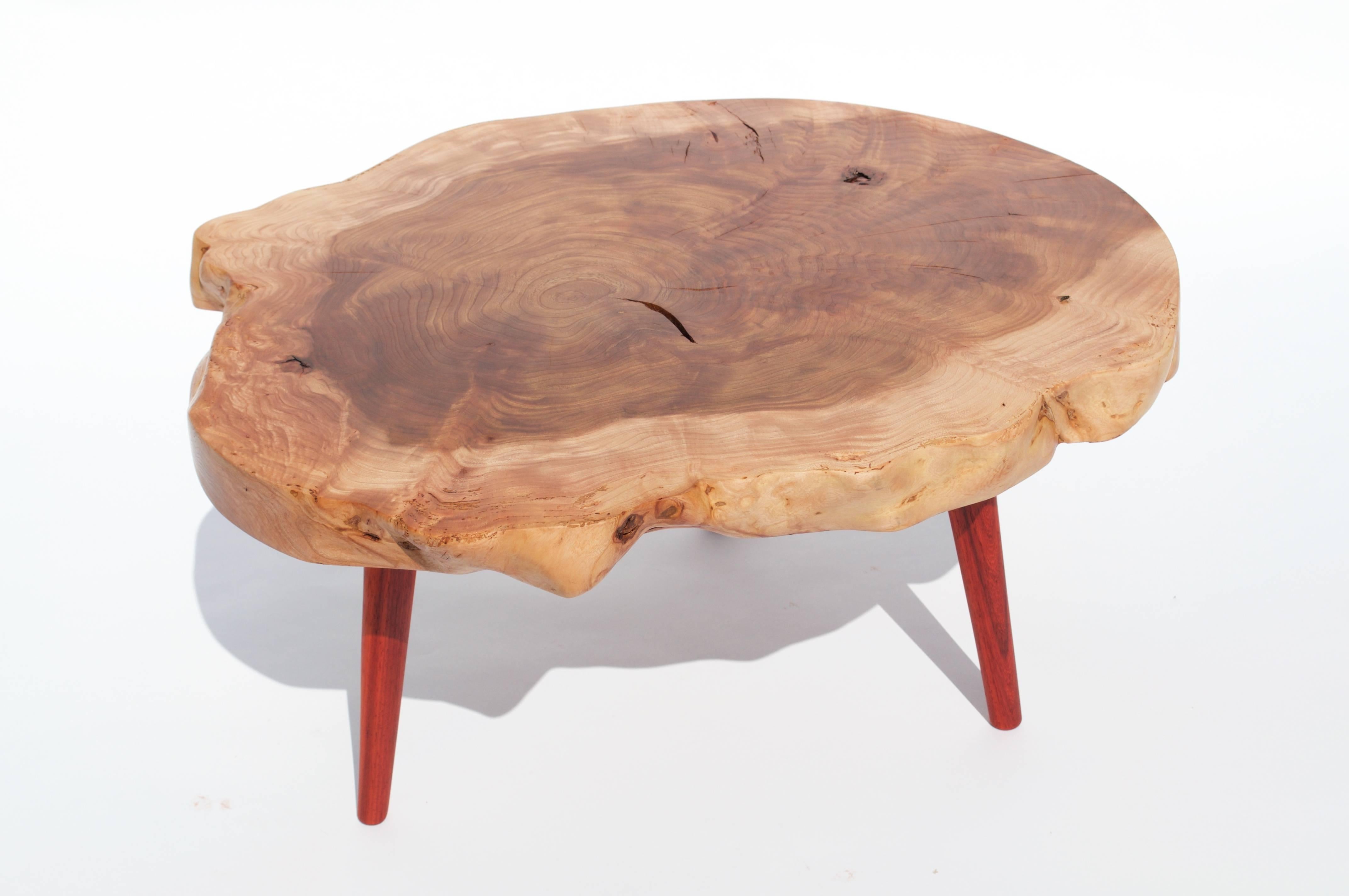 German Unique Ash, Padouk Table by Jörg Pietschmann