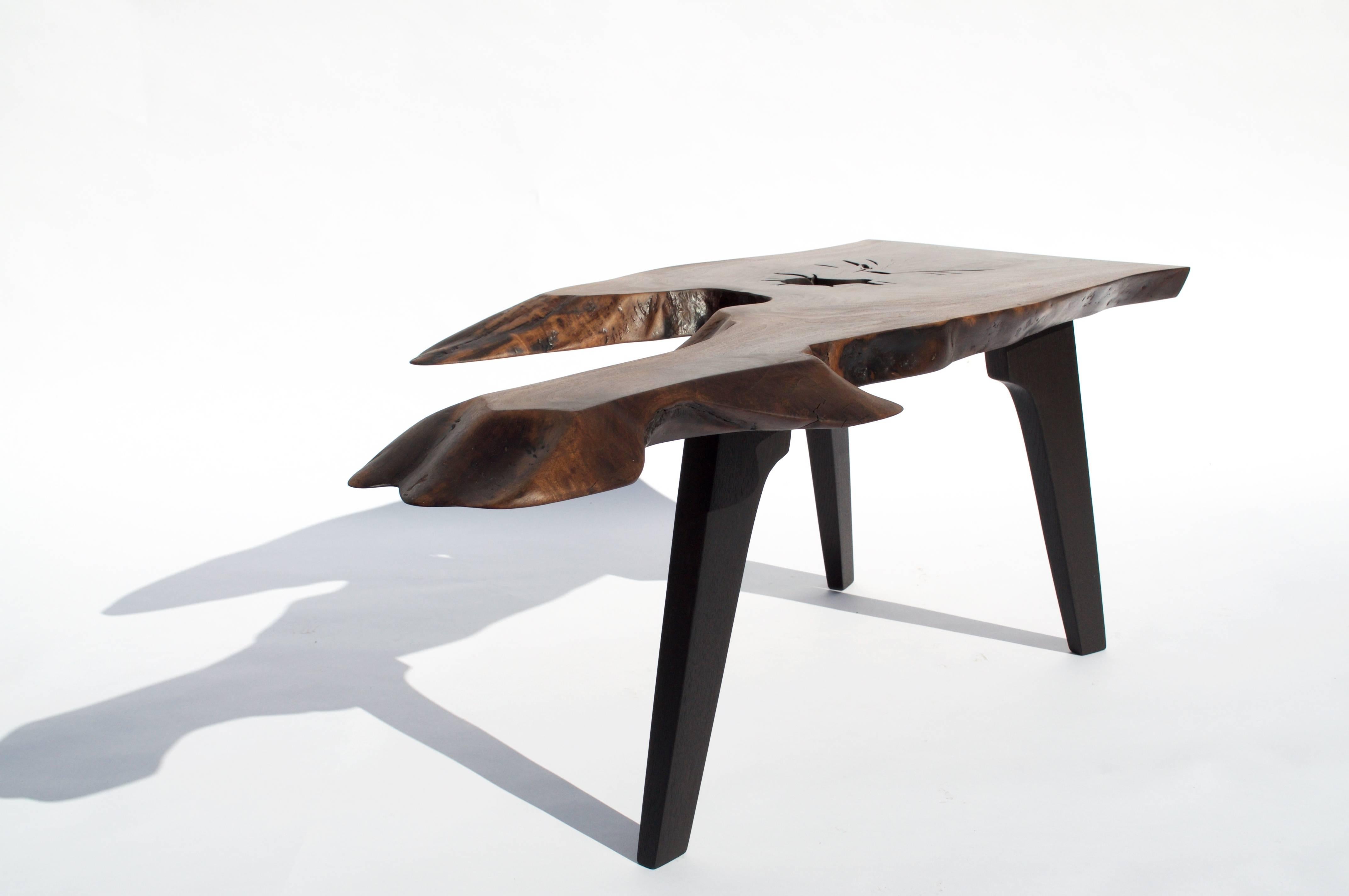 Unique Bog Oak Table by Jörg Pietschmann In New Condition In Geneve, CH