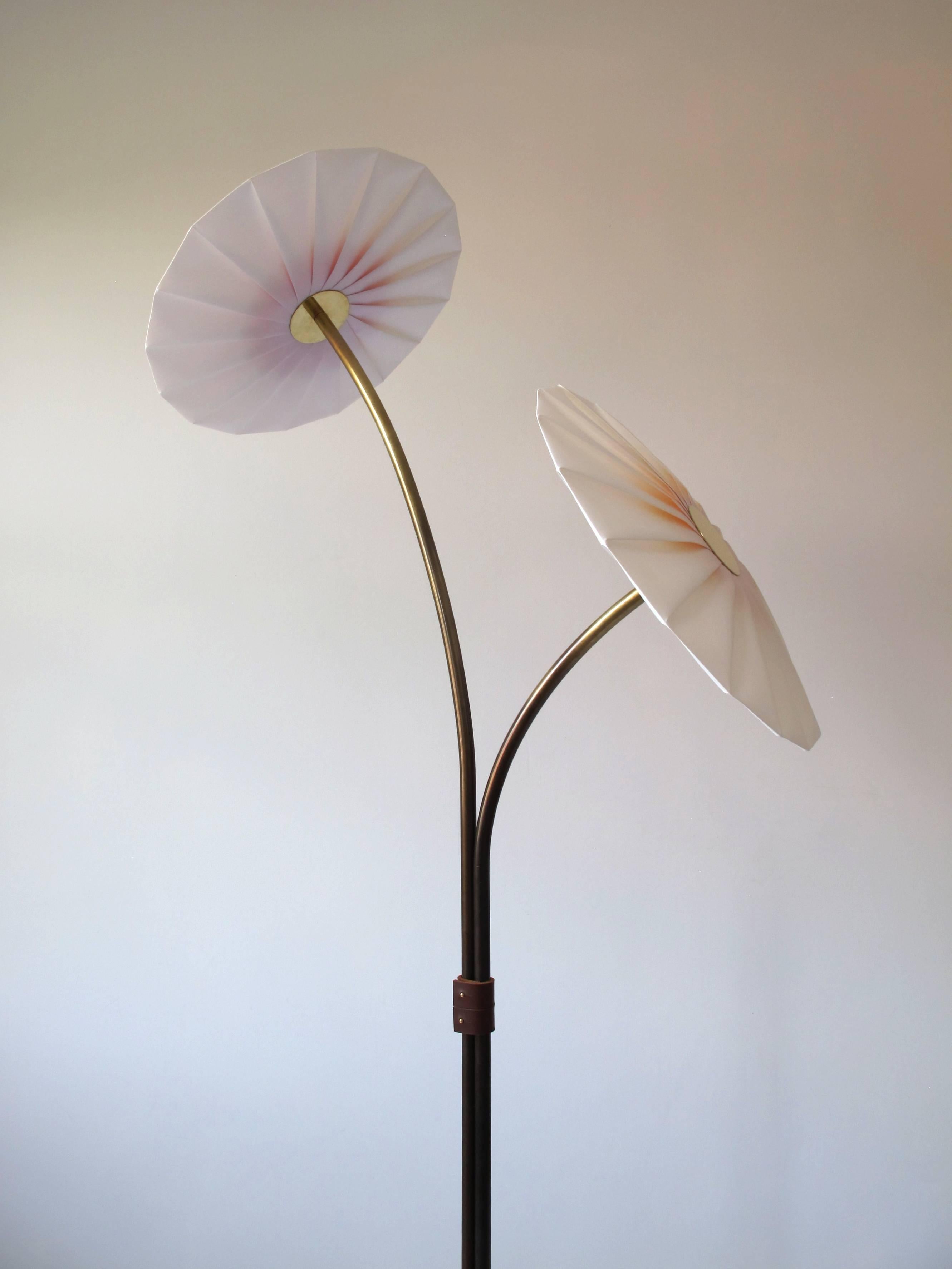 Contemporary Brass Bloom no.2 Floor Lamp, Umut Yamac