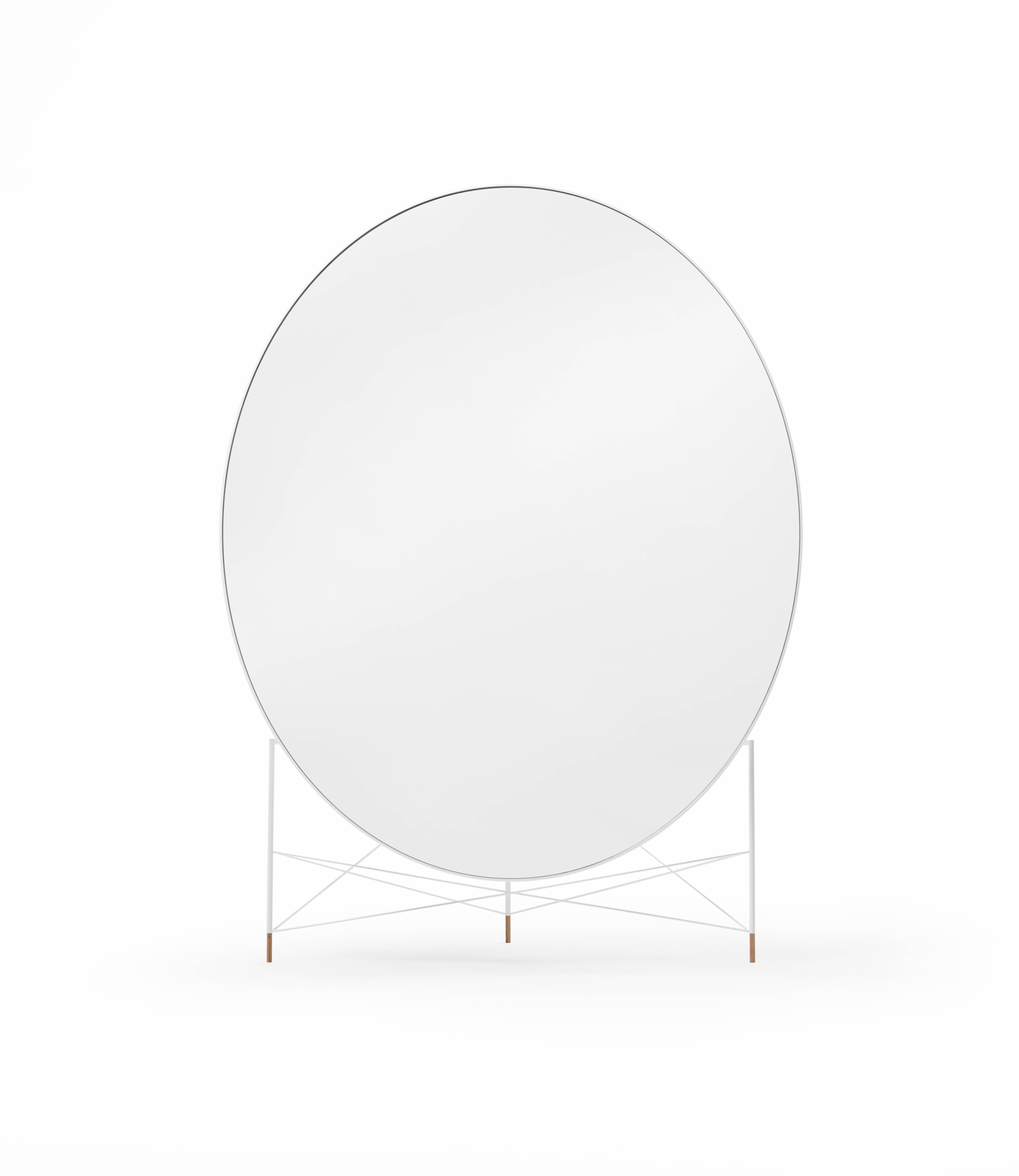 Contemporary Mudu Ellptical Mirror, Designed by Heima