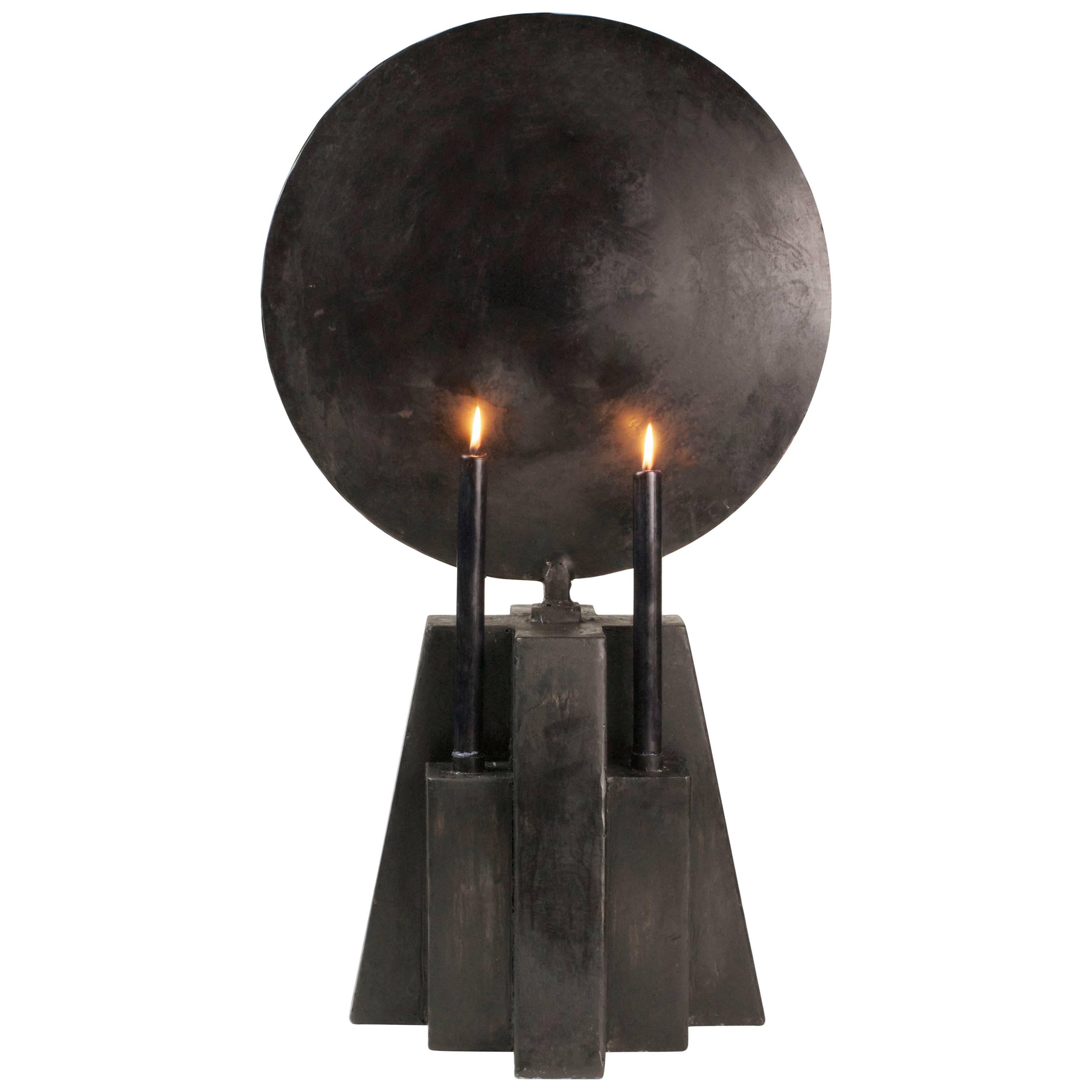 Burned Patinated Candleholder, Arno Declercq