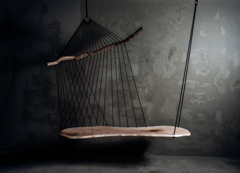 Dutch Sculpted Double Seat Floating Divan by Chiel Kuijl For Sale