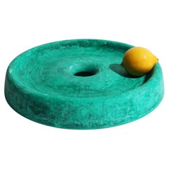 Forest Green Twirl Bowl by Lenny Stöpp