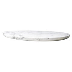 Raffinierte zeitgenössische Marmorplatte 01 Bianco Statuarietto