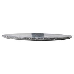 Raffinato piatto contemporaneo in marmo 01 Grey Saint Laurent