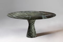 Refined Contemporary Marble 03 Picasso Green Marble Cake Stand