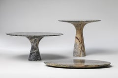 Refined Contemporary Marble 03 Picasso Green Marble Cake Stand