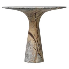 Refined Contemporary Marble 03 Picasso Green Marble Cake Stand