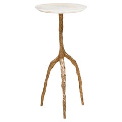 Mesa para bebidas Mariae con tapa de ónice de Fakasaka Design