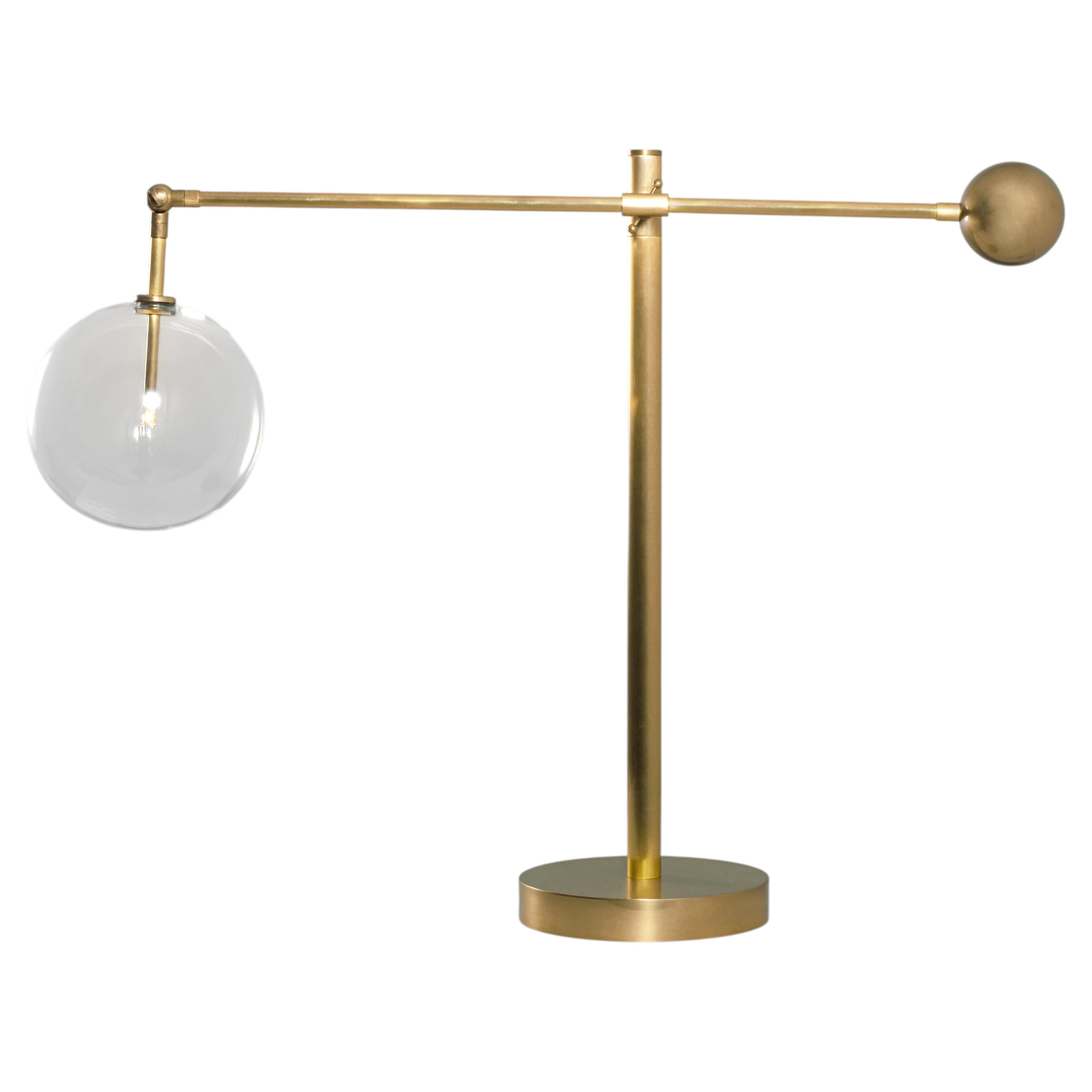 Milan Brass Table Lamp by Schwung