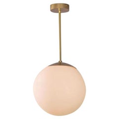 Glass Globe Opal 30 Pendant Light by Schwung