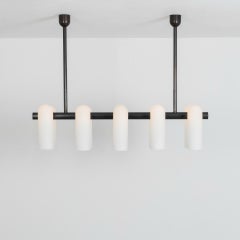 Odyssey Linear SM Black Chandelier by Schwung