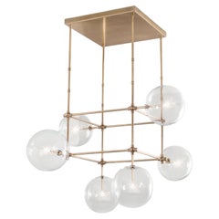 Soap 6 Dt Brass Chandelier by Schwung