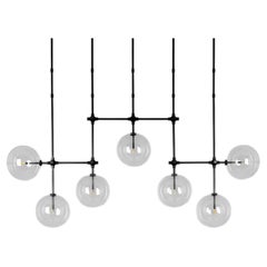 Soap B7 MD Black Gunmetal Chandelier by Schwung