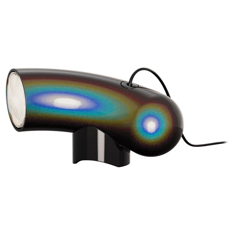 Chrom Schwarzer Hyphen Einfache Tischlampe von Darmes